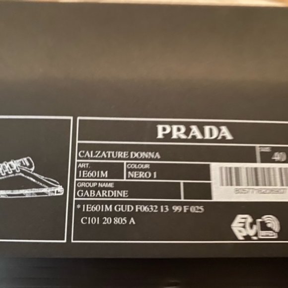 Prada Nylon Sneakers - BNIB.  UNAVAILABLE IN AUS. - Picture 2 of 6
